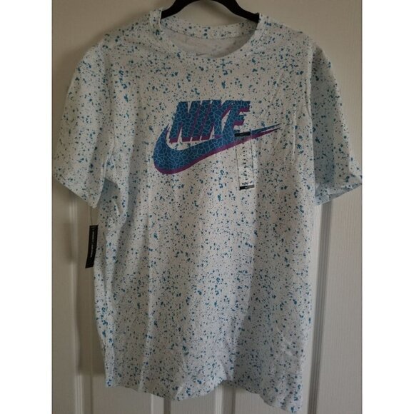 NIKE NSW Swoosh Splatter Print Pack T-Shirt - Picture 12 of 12